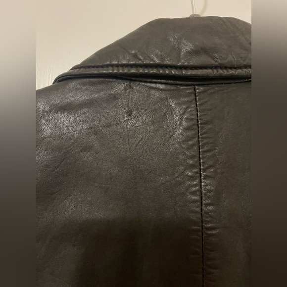Madewell Washed Leather Motorcycle Jacket - Picture 11 of 14